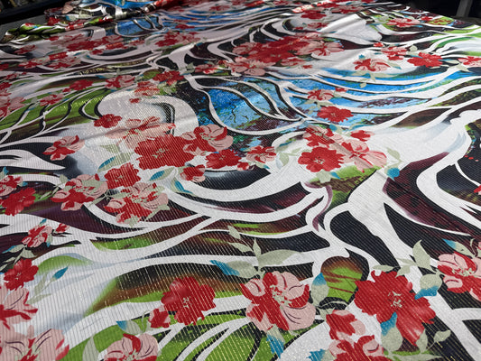 Printed Satin (Silk) 0005