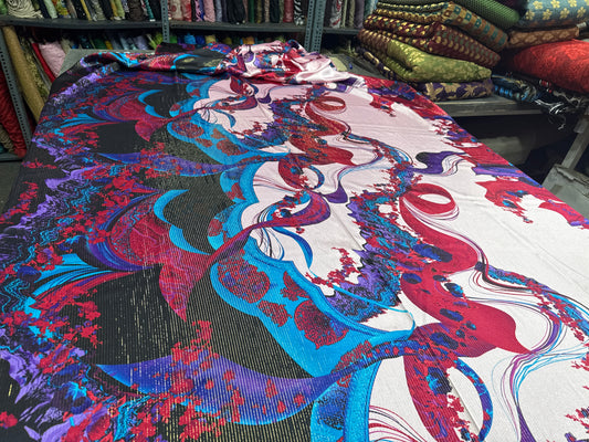 Printed Satin (Silk) 0002